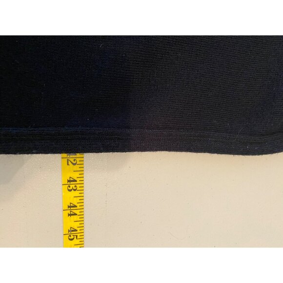 Black Open Front Shawl Iridescent Bead Sequin Paisley Design One Size Fits Most - Picture 6 of 6